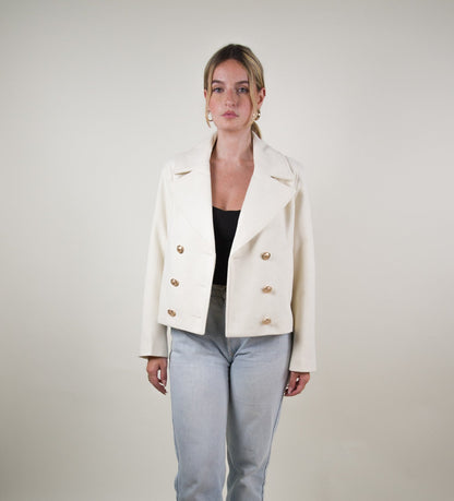 SHORT PEA COAT JACKET