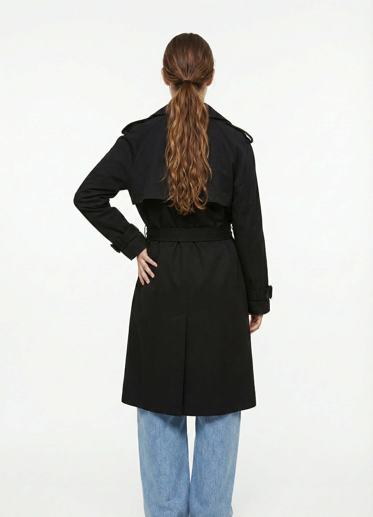 TRENCH COAT WITH ADJUSTABLE BELT