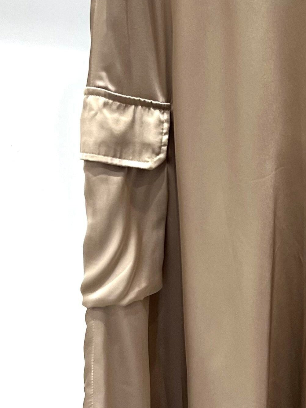 SATIN MID-LENGTH SKIRT