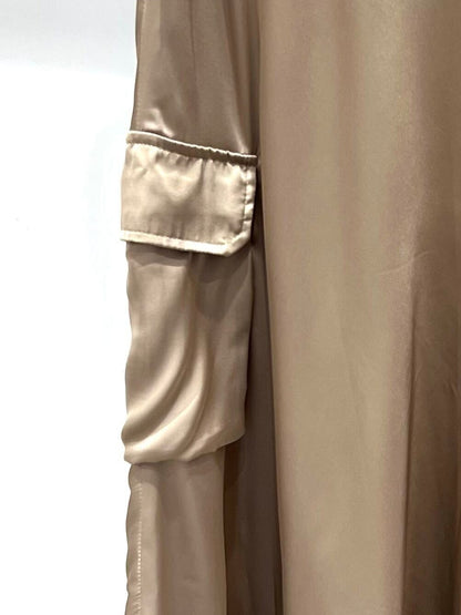 SATIN MID-LENGTH SKIRT
