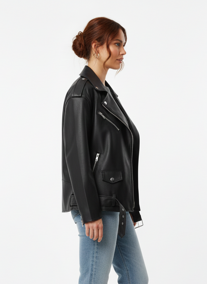 OVERSIZED LEATHERETTE PERFECTO