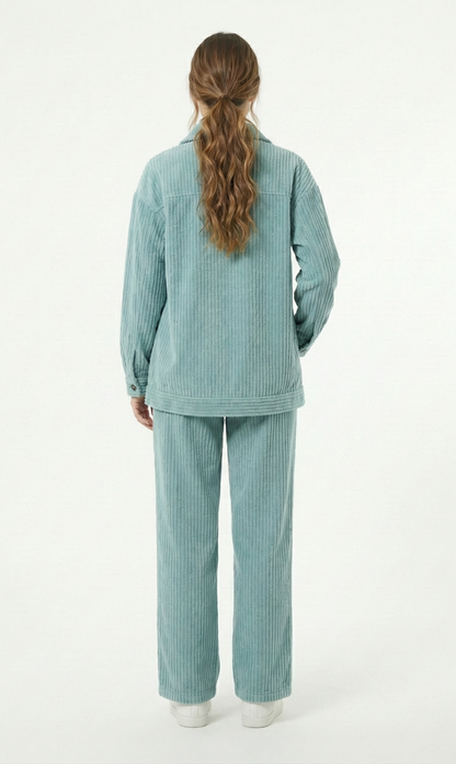 PANTALON EN VELOURS COTELÉ