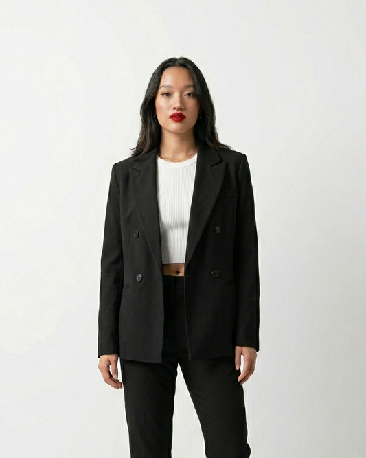 DOUBLE-BREASTED BLAZER