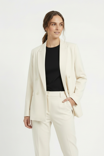 LE BLAZER À DOUBLE BOUTONNAGE