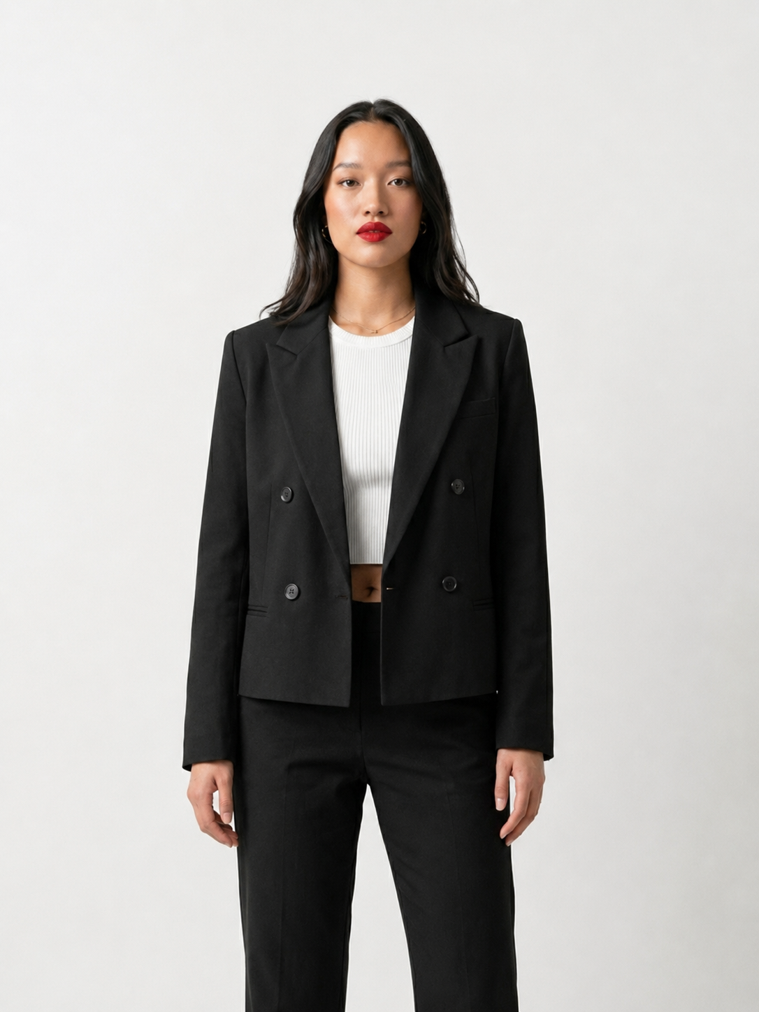 DOUBLE-BREASTED BLAZER