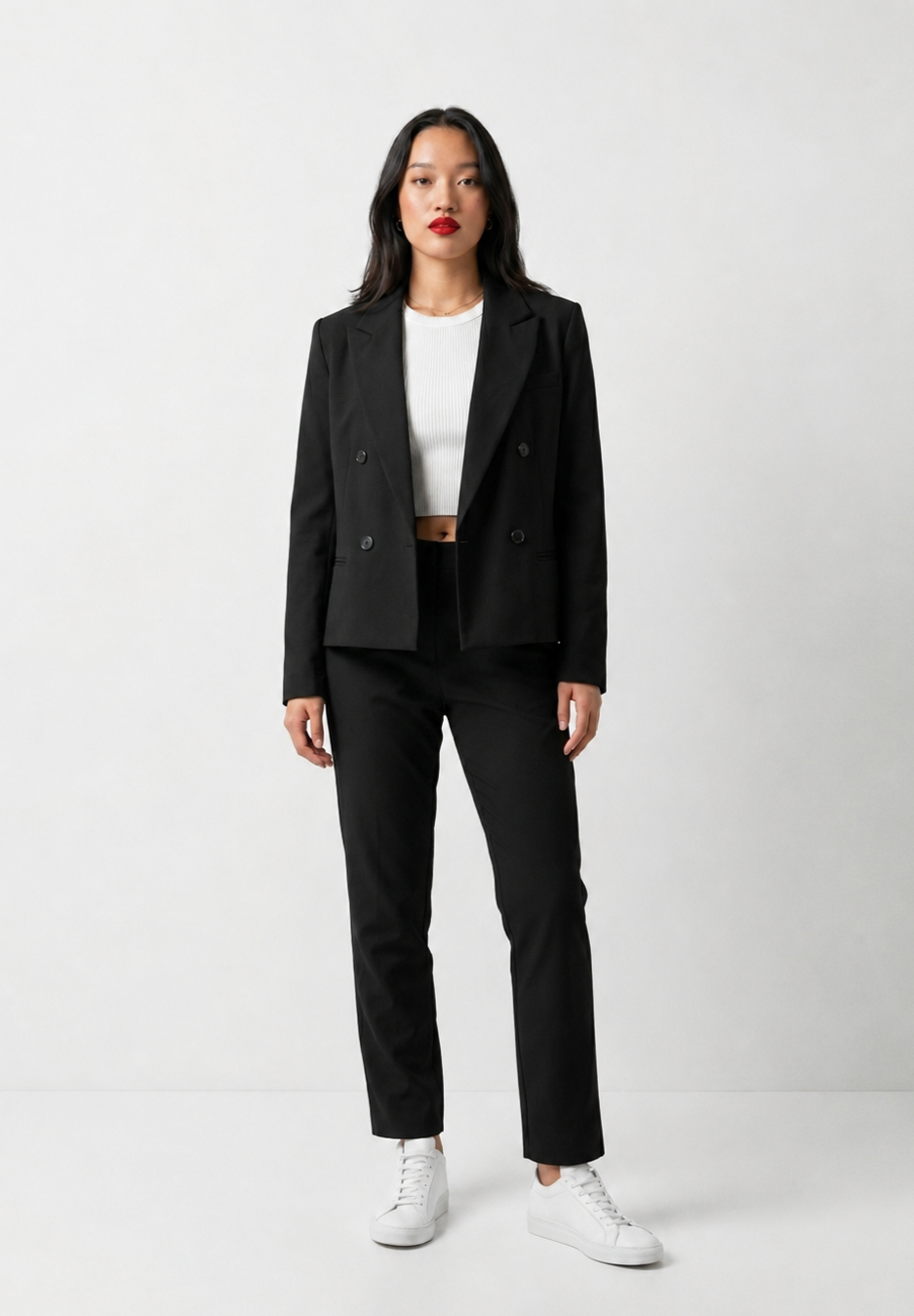 DOUBLE-BREASTED BLAZER
