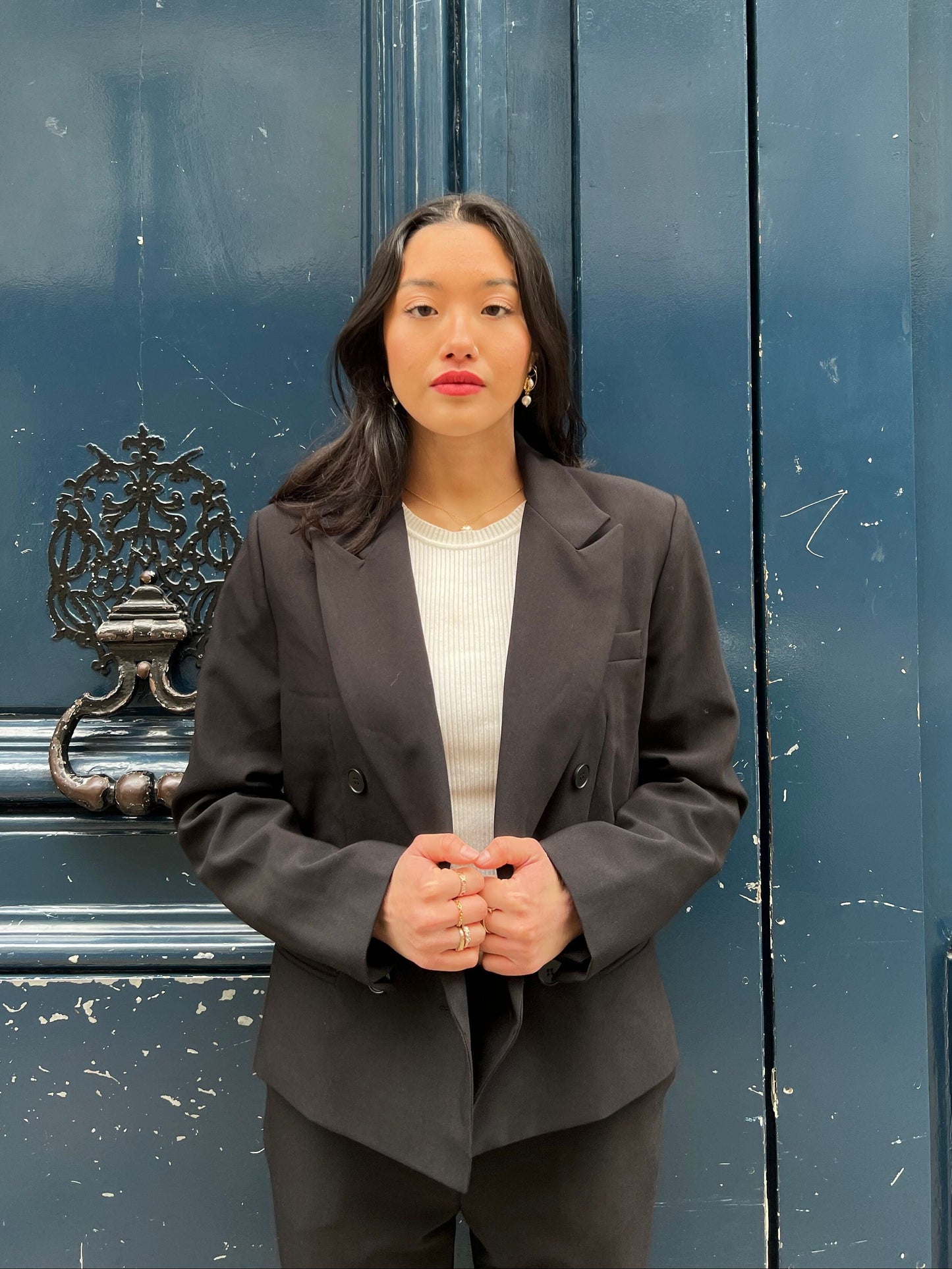 LE BLAZER À DOUBLE BOUTONNAGE