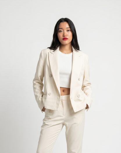 DOUBLE-BREASTED BLAZER