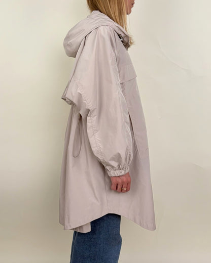 Long hooded parka