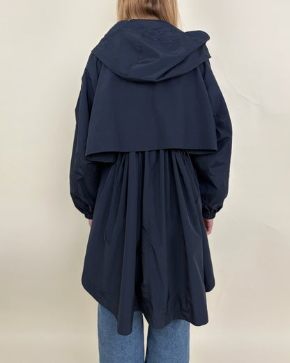 Long hooded parka