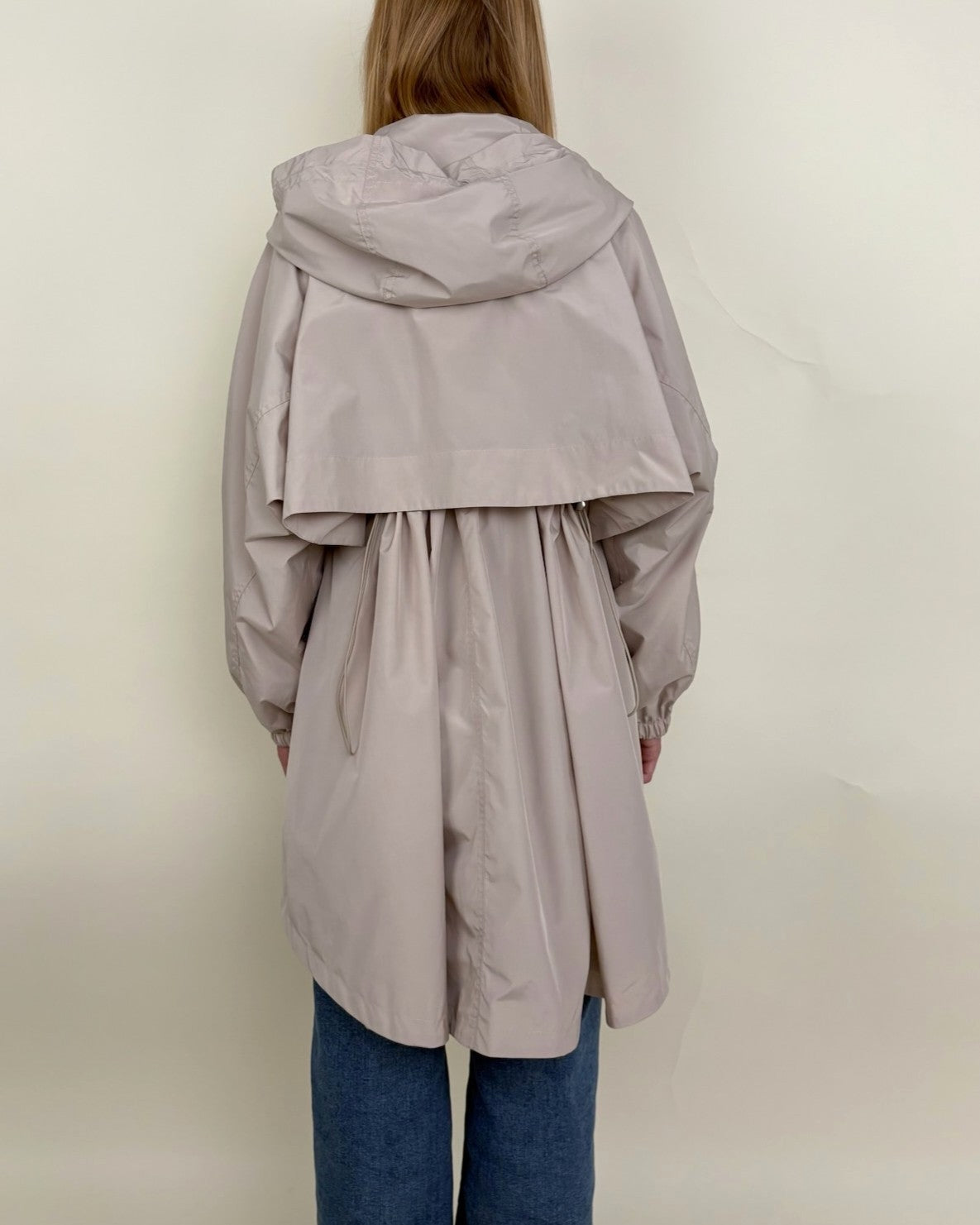 Long hooded parka