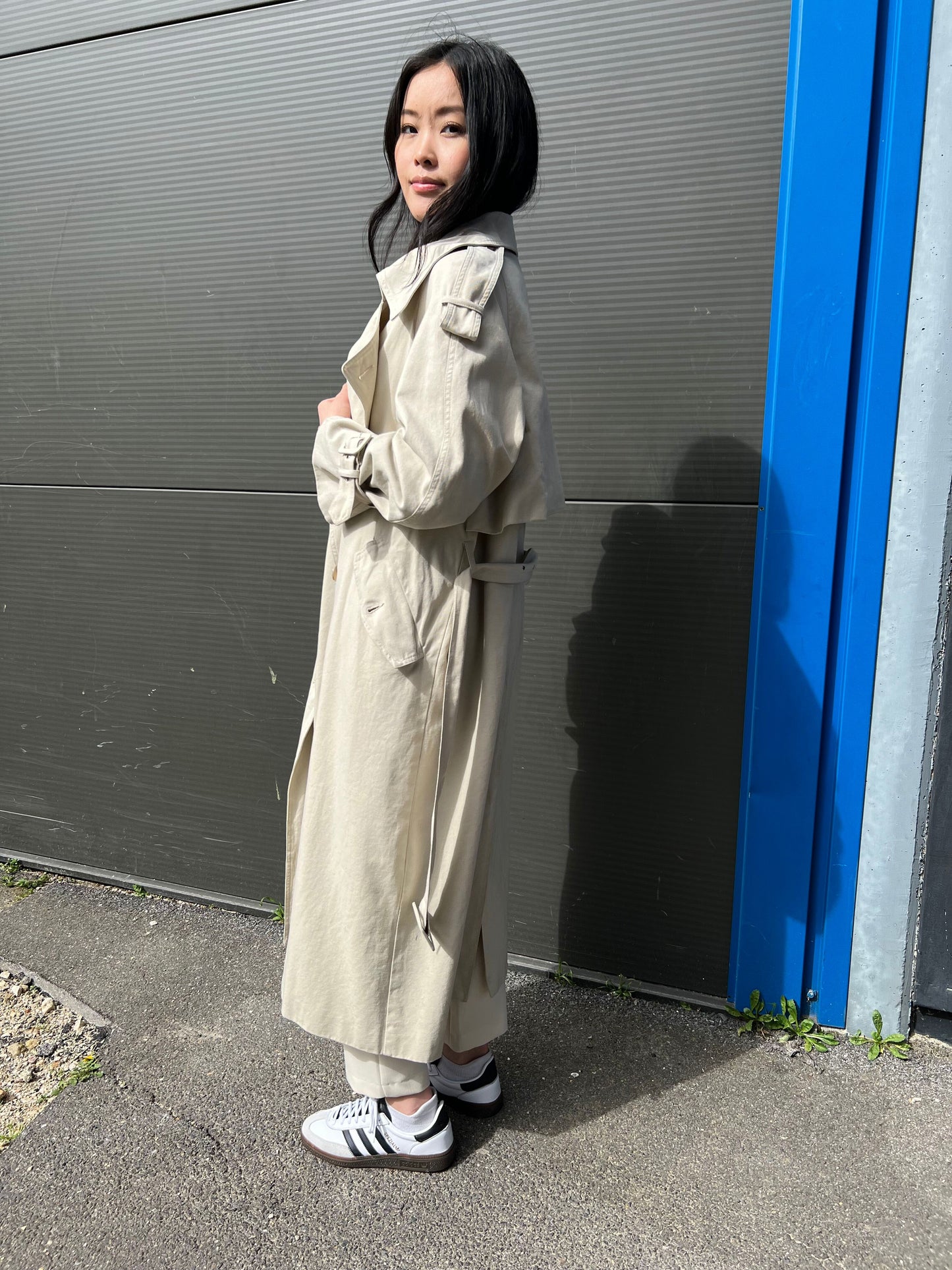 Trench coat oversize