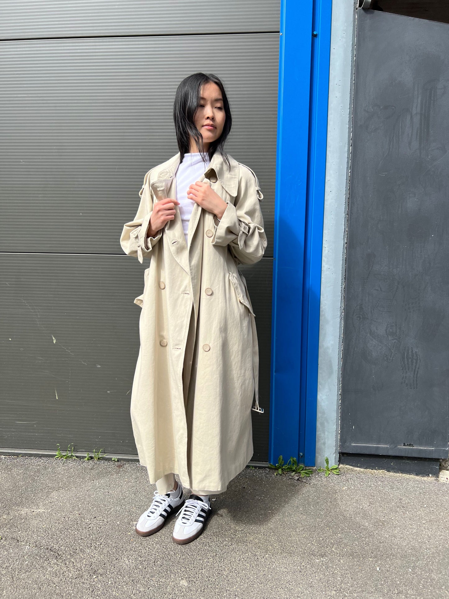 Trench coat oversize