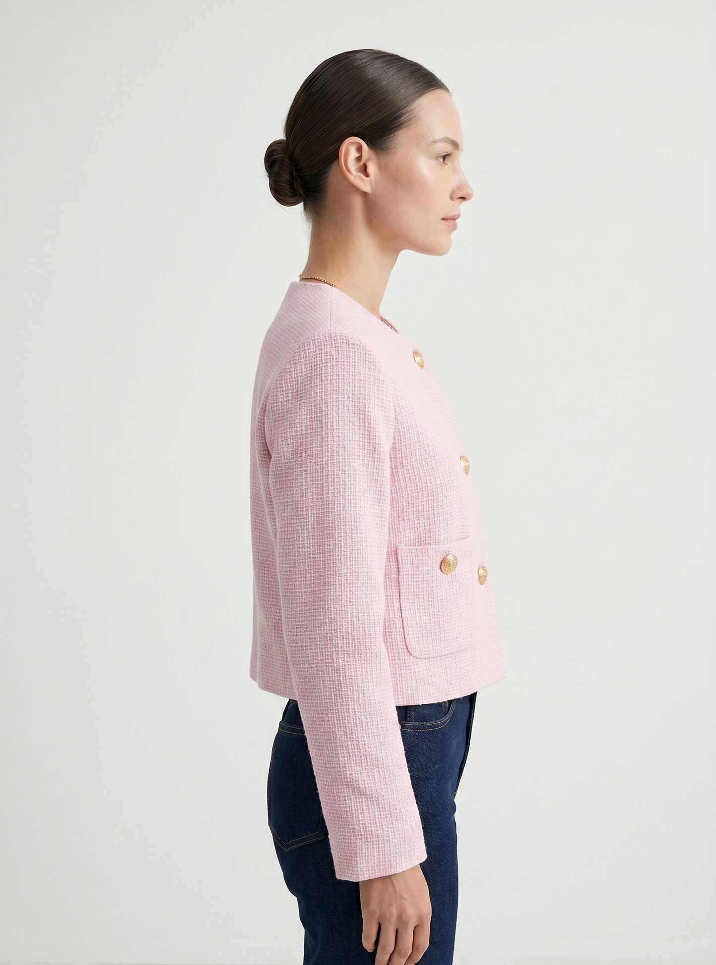 VESTE COURTE EN TWEED