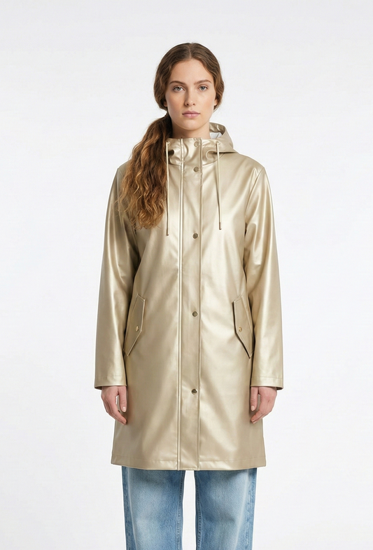 PARKA IMPERMEABLE CON CAPUCHA