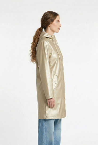 PARKA IMPERMEABLE CON CAPUCHA