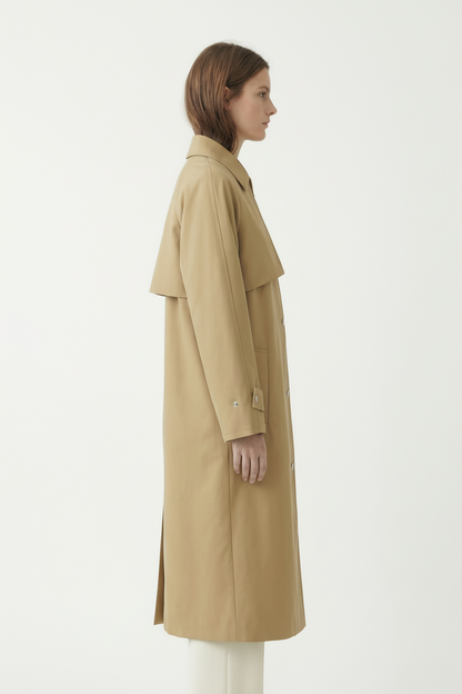 TRENCH LONG ASYMÉTRIQUE