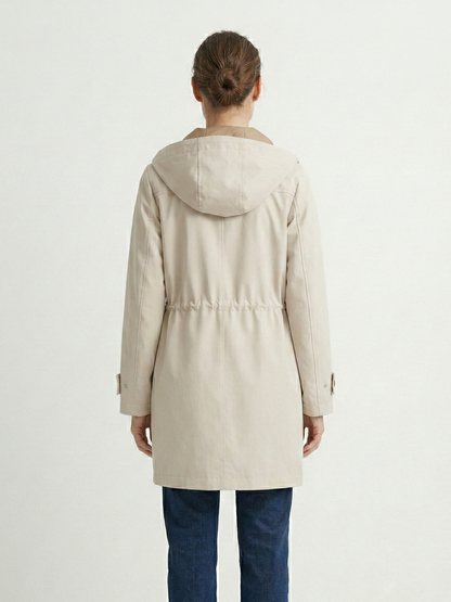 MID-LENGTH HOODED PARKA