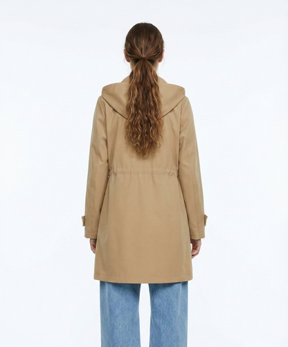 MID-LENGTH HOODED PARKA