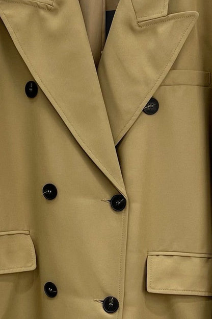 MANTEAU OVERSIZE À FERMETURE CROISÉE