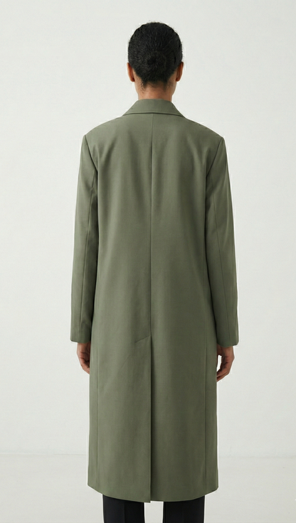MANTEAU OVERSIZE À FERMETURE CROISÉE