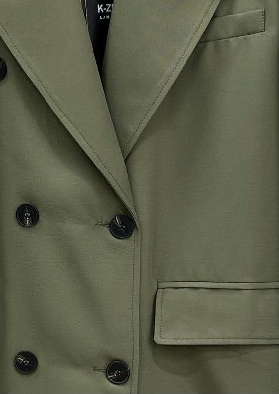 MANTEAU OVERSIZE À FERMETURE CROISÉE