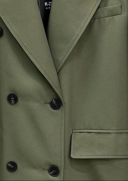 MANTEAU OVERSIZE À FERMETURE CROISÉE