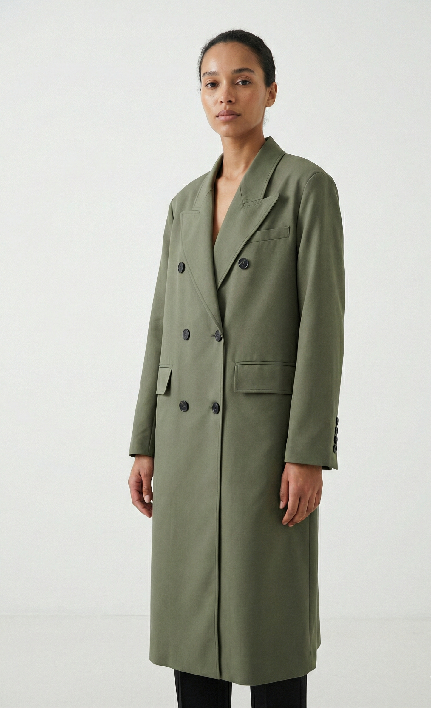 MANTEAU OVERSIZE À FERMETURE CROISÉE
