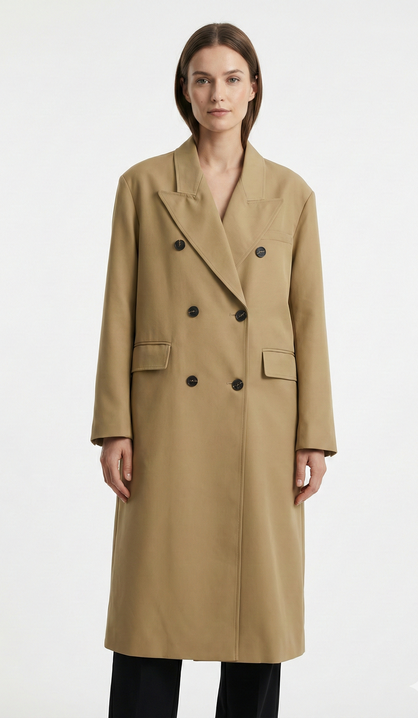 MANTEAU OVERSIZE À FERMETURE CROISÉE