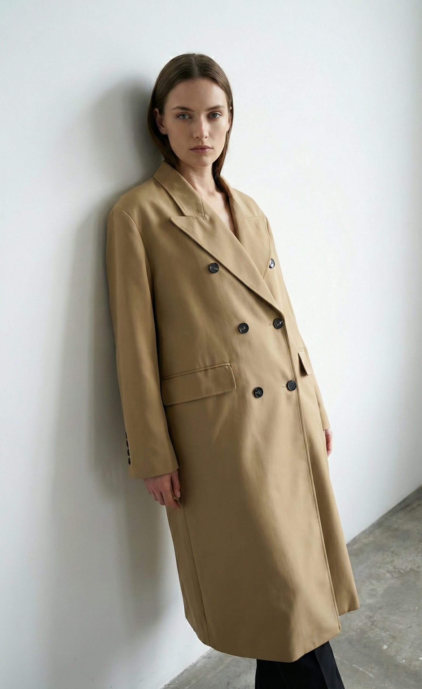 MANTEAU OVERSIZE À FERMETURE CROISÉE