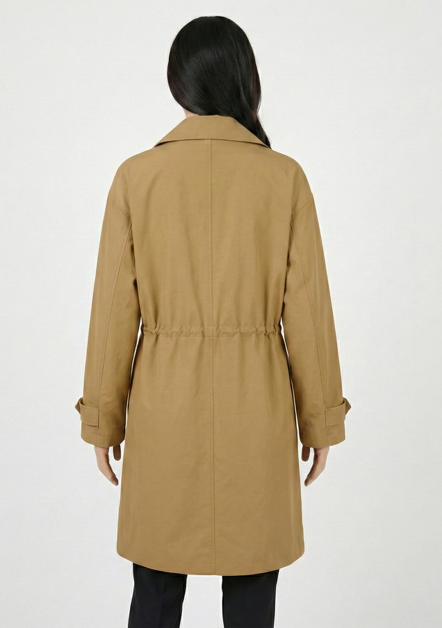 Mid-length fitted parka