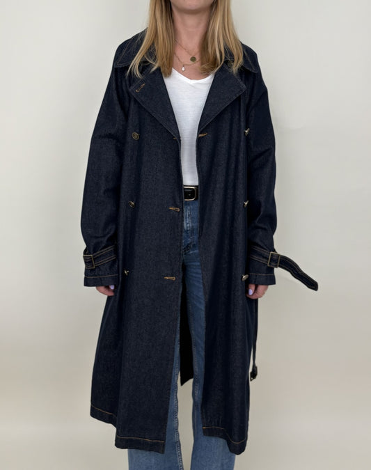 TRENCH EN JEAN DENIM