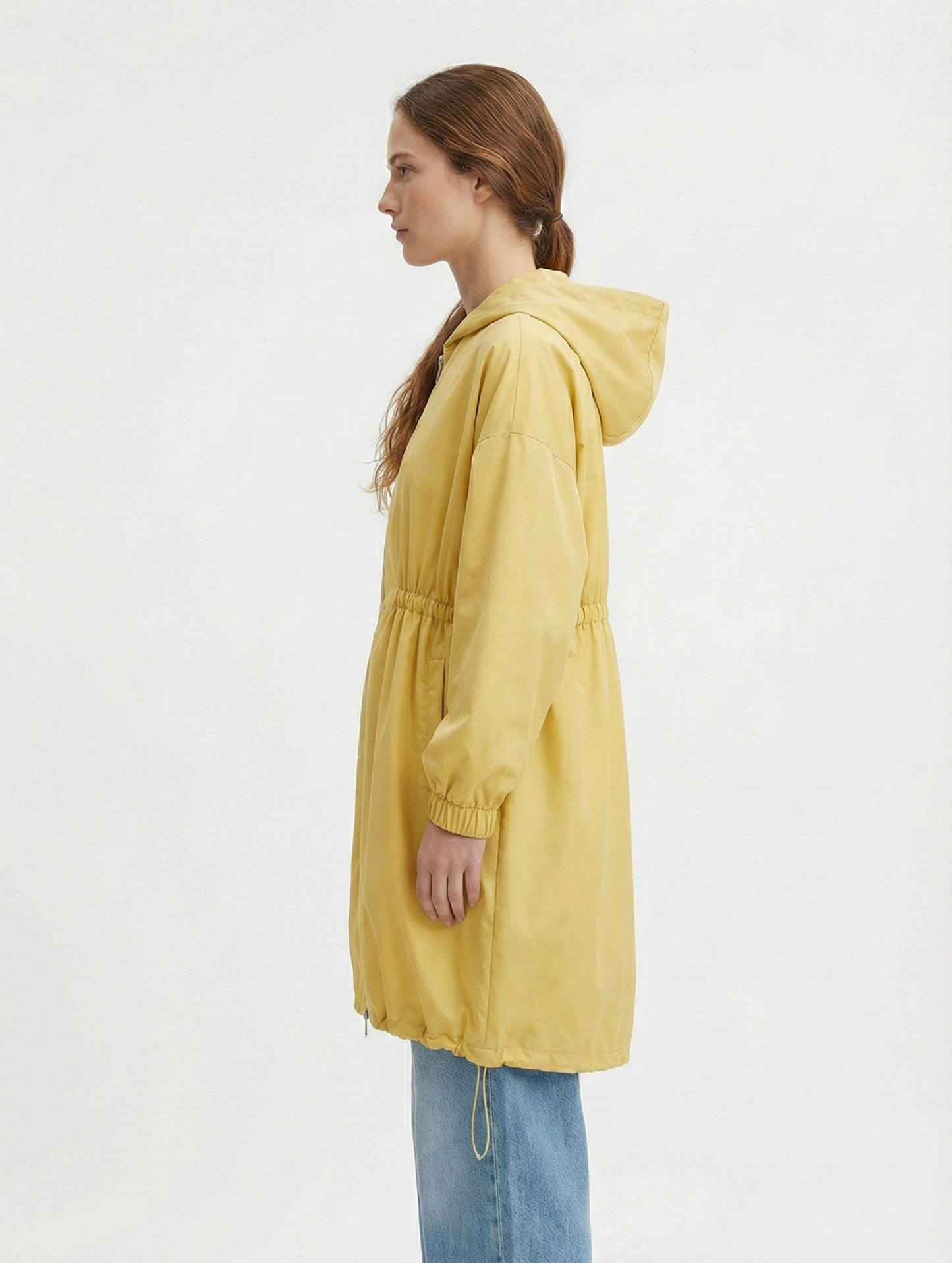 SATIN PARKA WITH HOOD