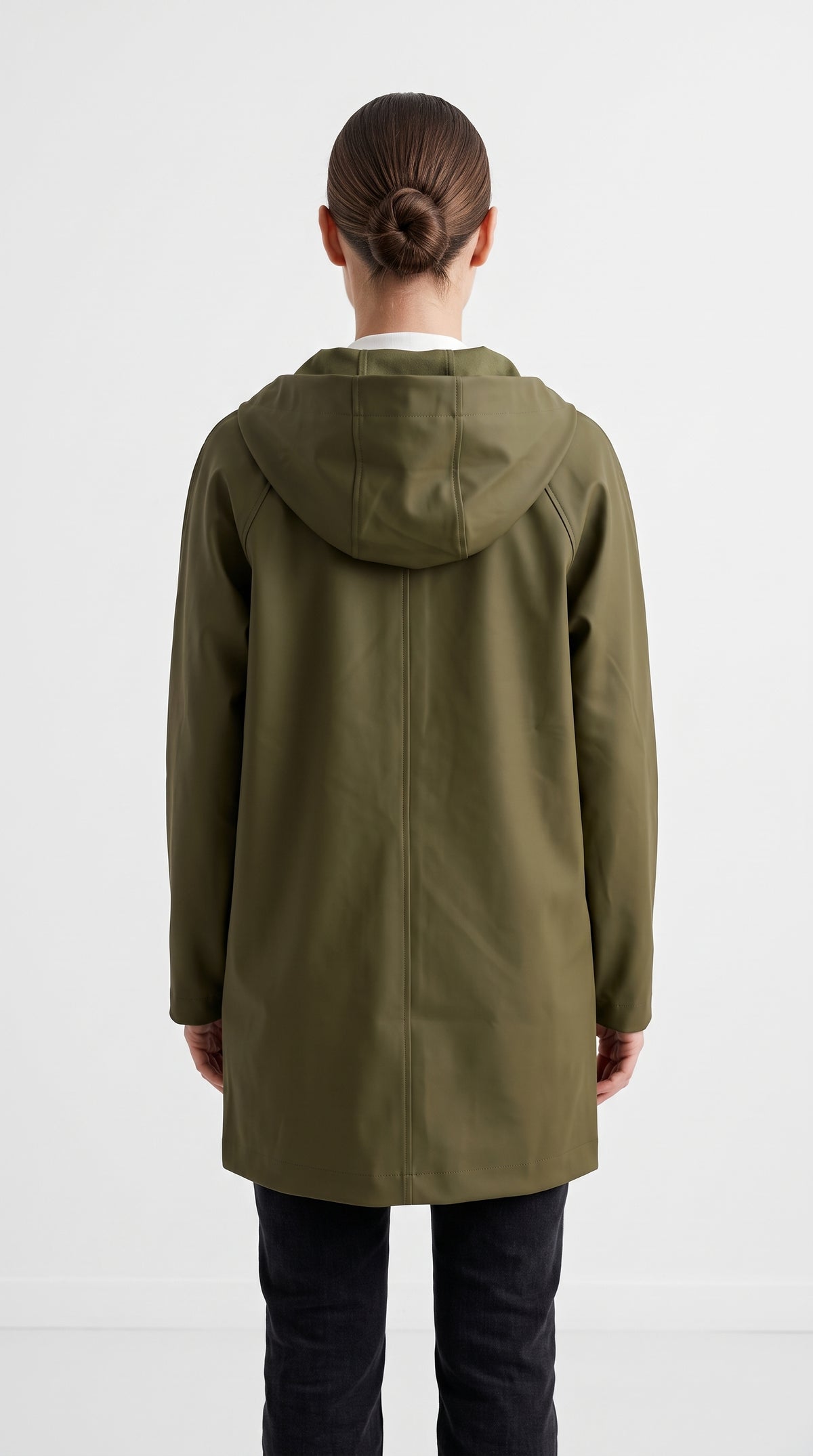 MID-LENGTH WATERPROOF PARKA WITH HOOD