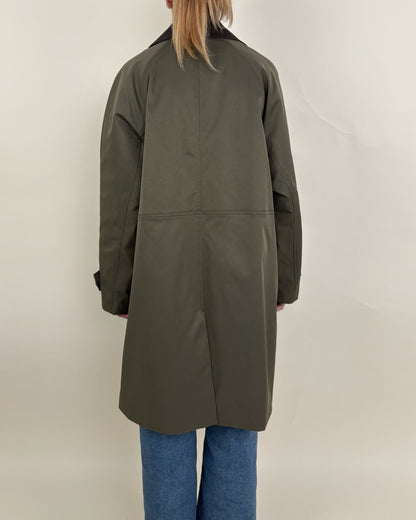 PARKA WITH CONTRAST COLLAR