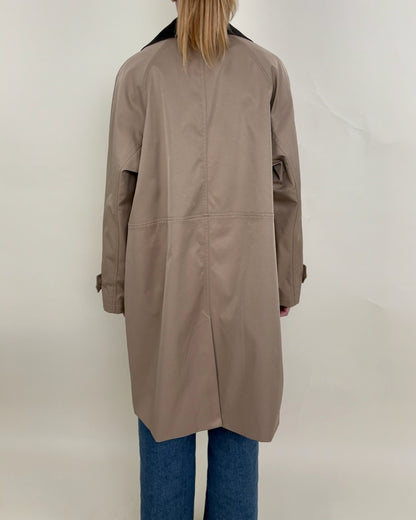 PARKA WITH CONTRAST COLLAR
