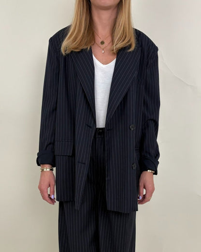 VESTE BLAZER À RAYURES TENNIS