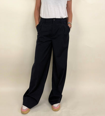 Pantalón de traje de tenis a rayas