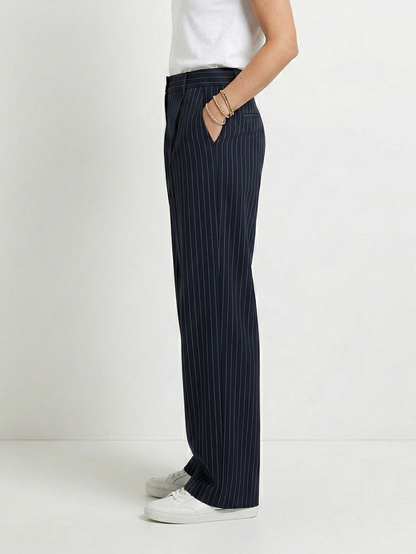 TENNIS STRIPED SUIT PANTS