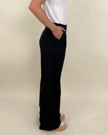 Pantalón de traje de tenis a rayas