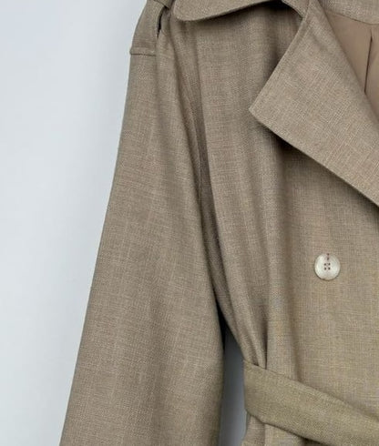TRENCH EFFET LIN - K-ZELL PARIS