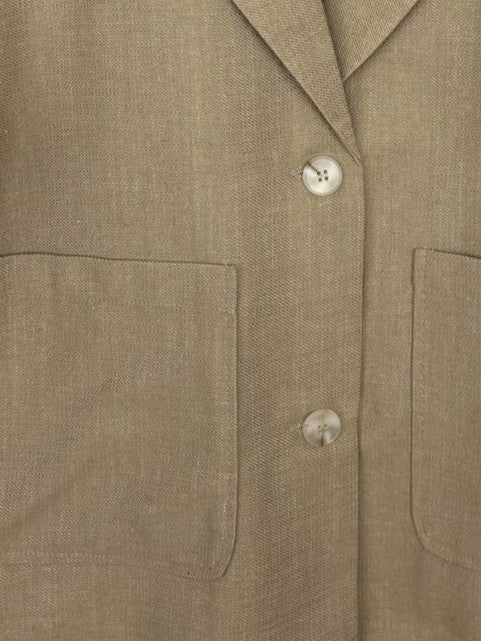 LINEN-EFFECT BLAZER