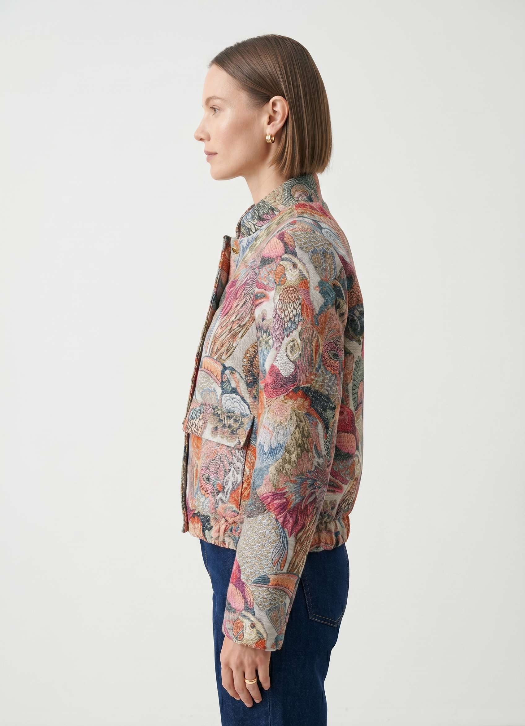 JACQUARD METALLIC JACKET – K-ZELL PARIS