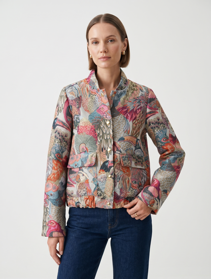 JACQUARD METALLIC JACKET