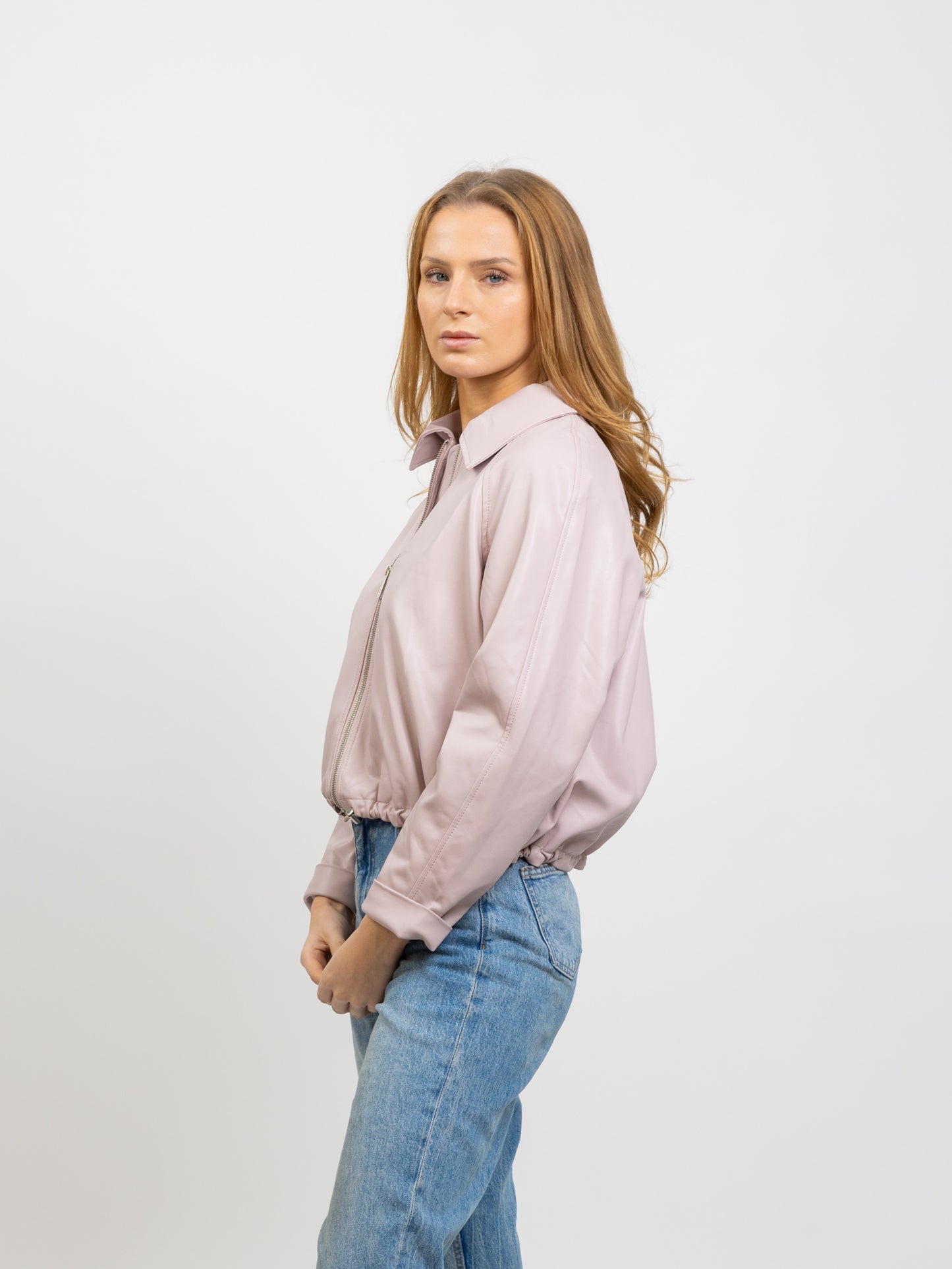 FAUX LEATHERETTE JACKET