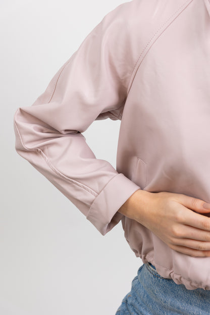 FAUX LEATHERETTE JACKET