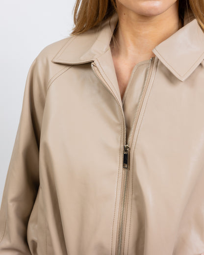 FAUX LEATHERETTE JACKET