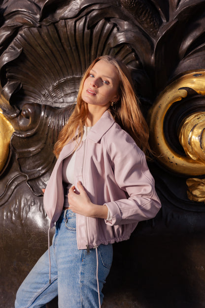 FAUX LEATHERETTE JACKET