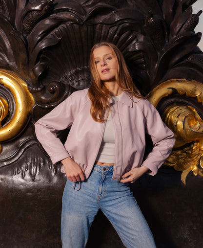 FAUX LEATHERETTE JACKET