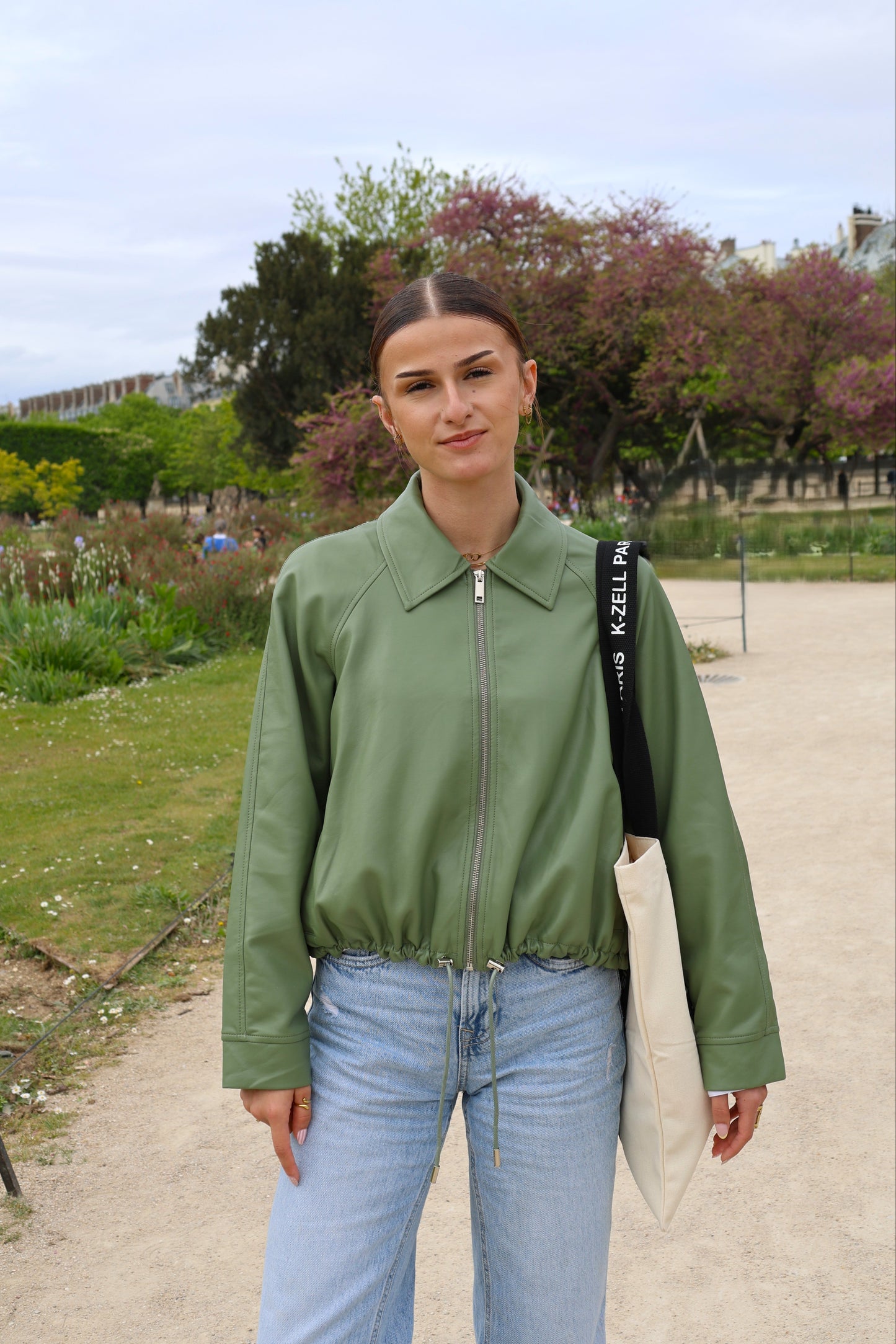 VESTE EN SIMILICUIR